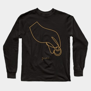 Monoline Hand (Give) Long Sleeve T-Shirt